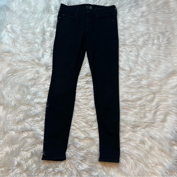 • MOTHER • The Looker Skinny Jeans A Model Spy Black - Picture 2 of 14